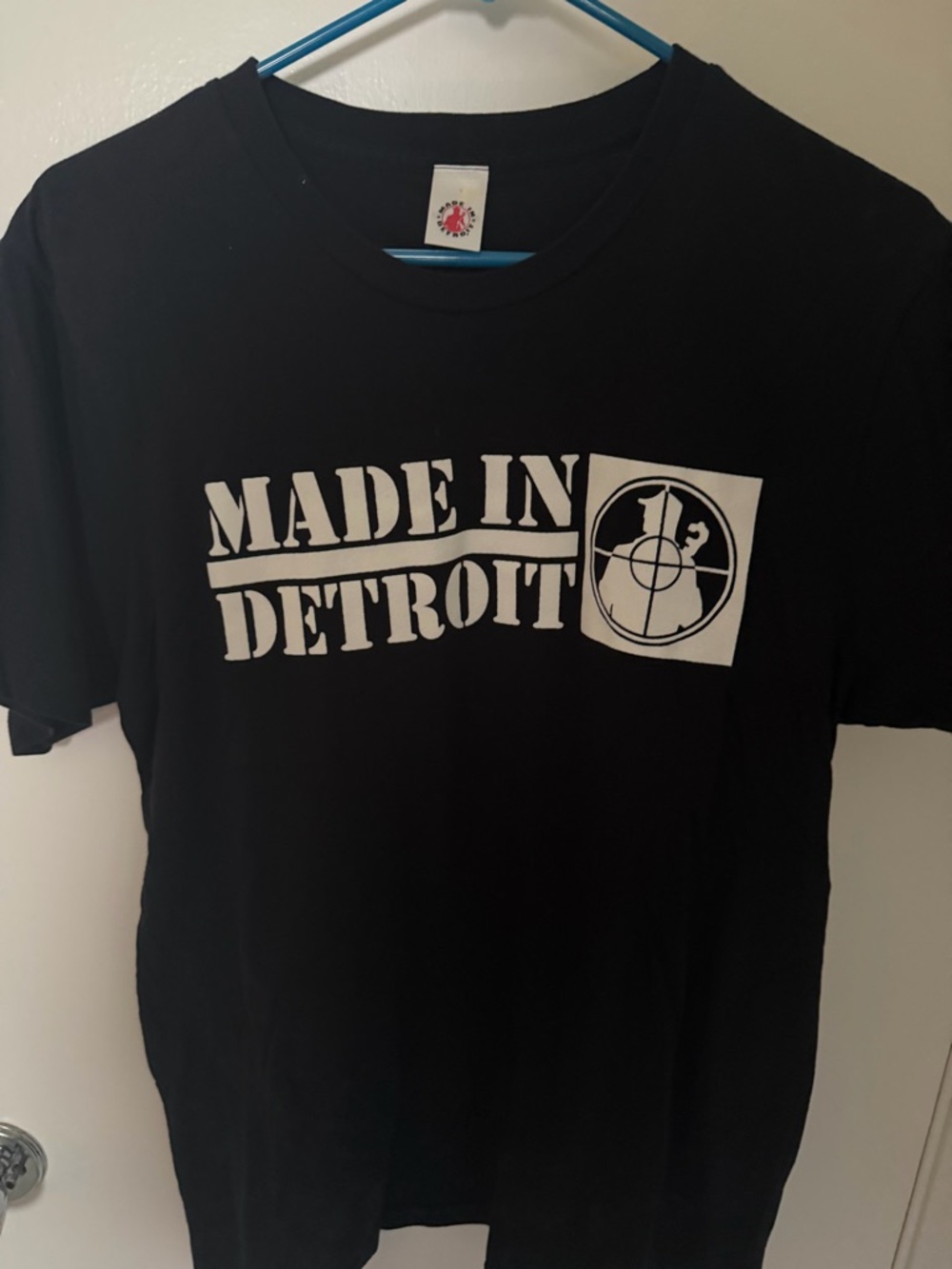 Made in Detroit Black Graphic T-Shirt